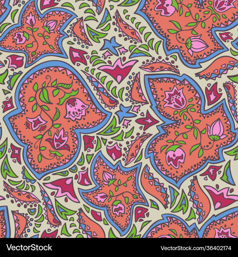 Seamless pattern decoration rose flowers Vector Image