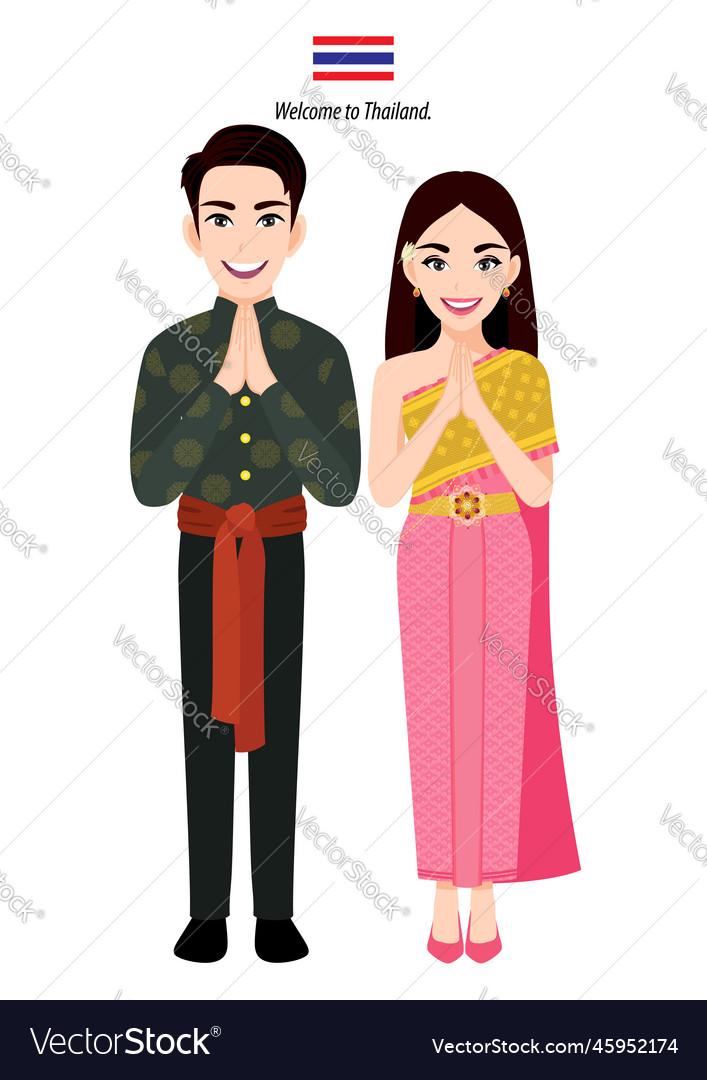Thai flag on white background cartoon Royalty Free Vector Thai flag on white background cartoon Royalty Free Vector