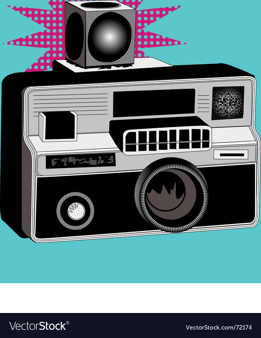 Download Vintage camera Royalty Free Vector Image - VectorStock