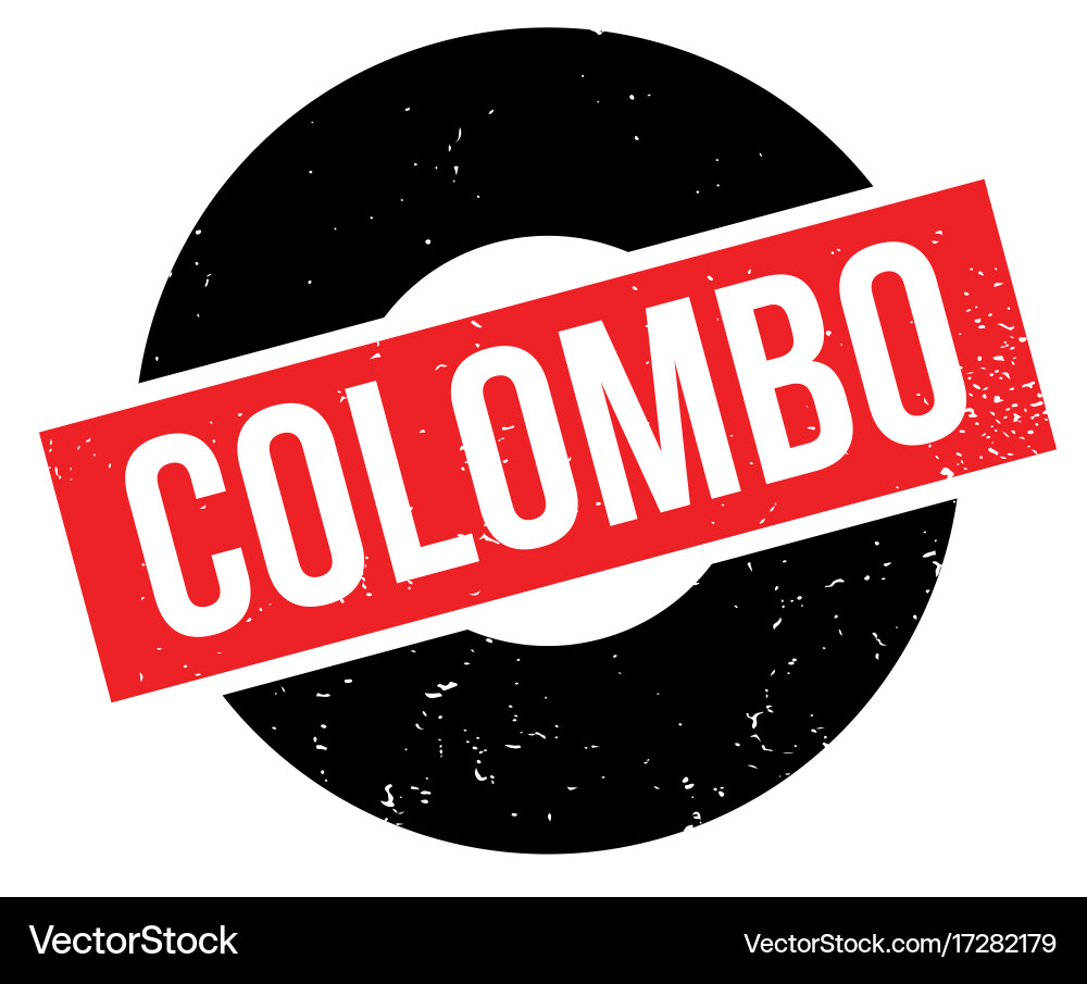 Colombo Sign Colombo rubber stamp Royalty Free Vector Image