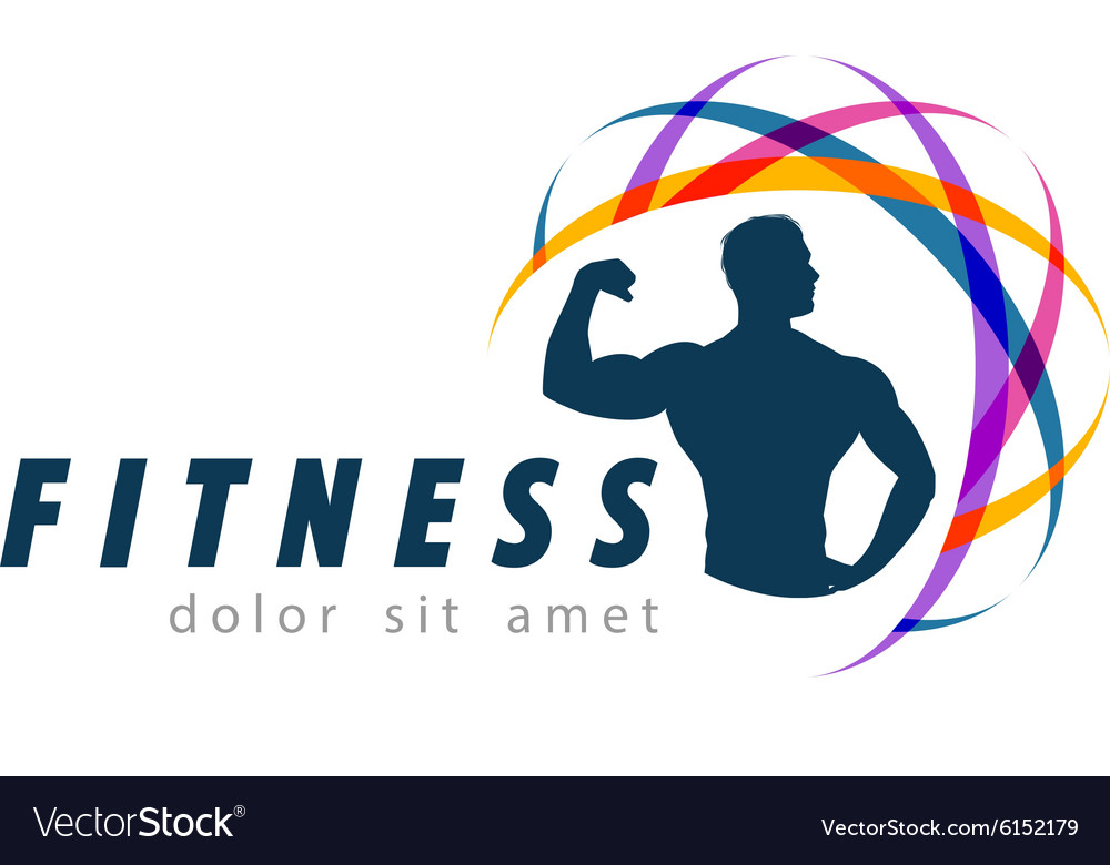 Love Gym Creative Strong Sport Vector Stock Vector (Royalty Free