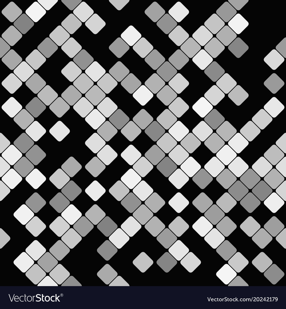 Grey Abstract Repeating Diagonal Square Pattern Vector Image