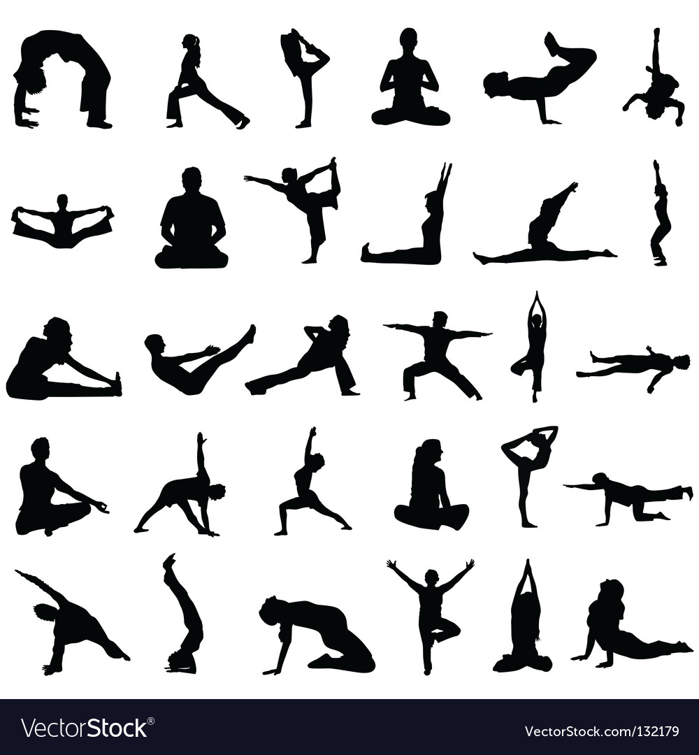 Yoga Royalty Free Vector Image - VectorStock