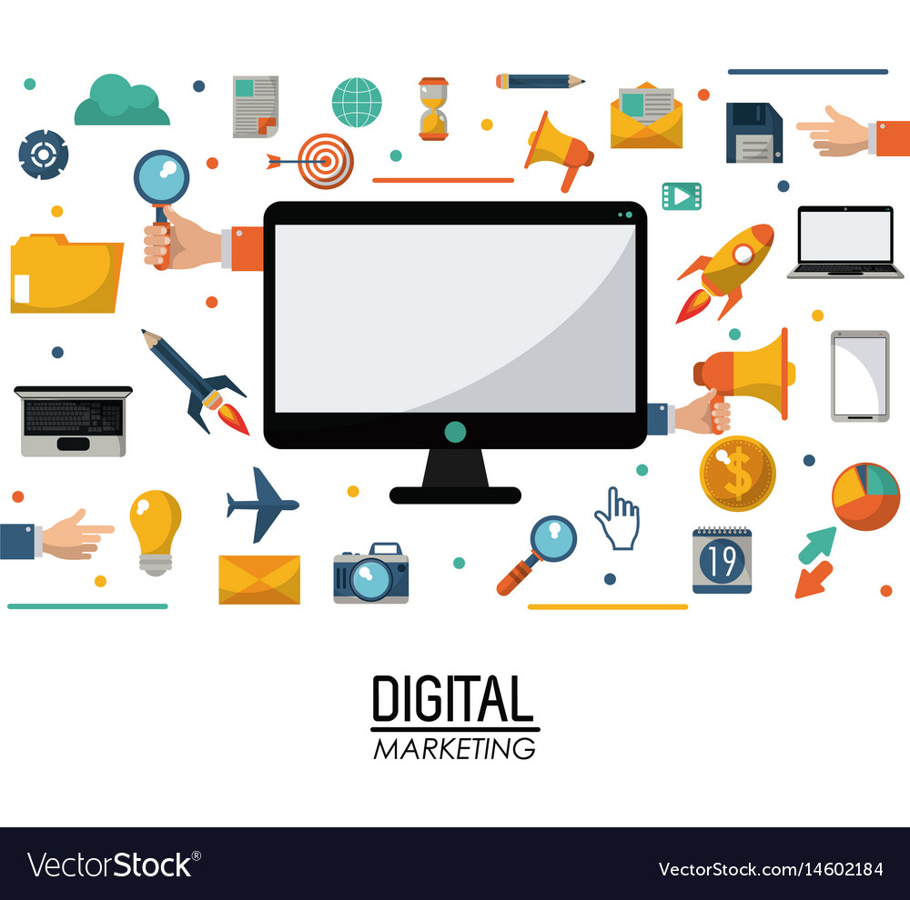 Computer digital marketing business commerce