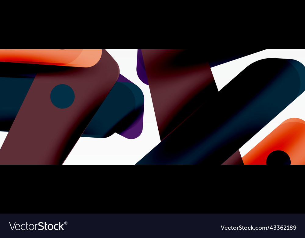 Tech minimal geometric wallpaper creative Vector Image