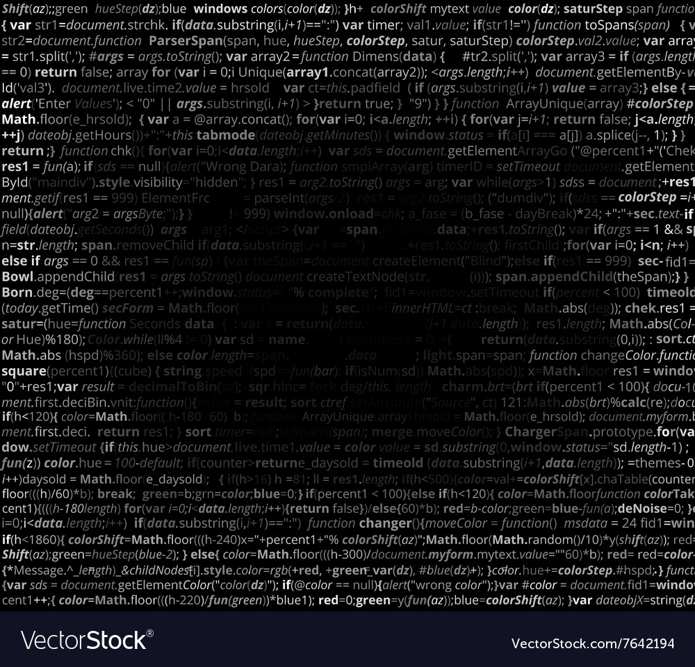 Abstract program code Royalty Free Vector Image