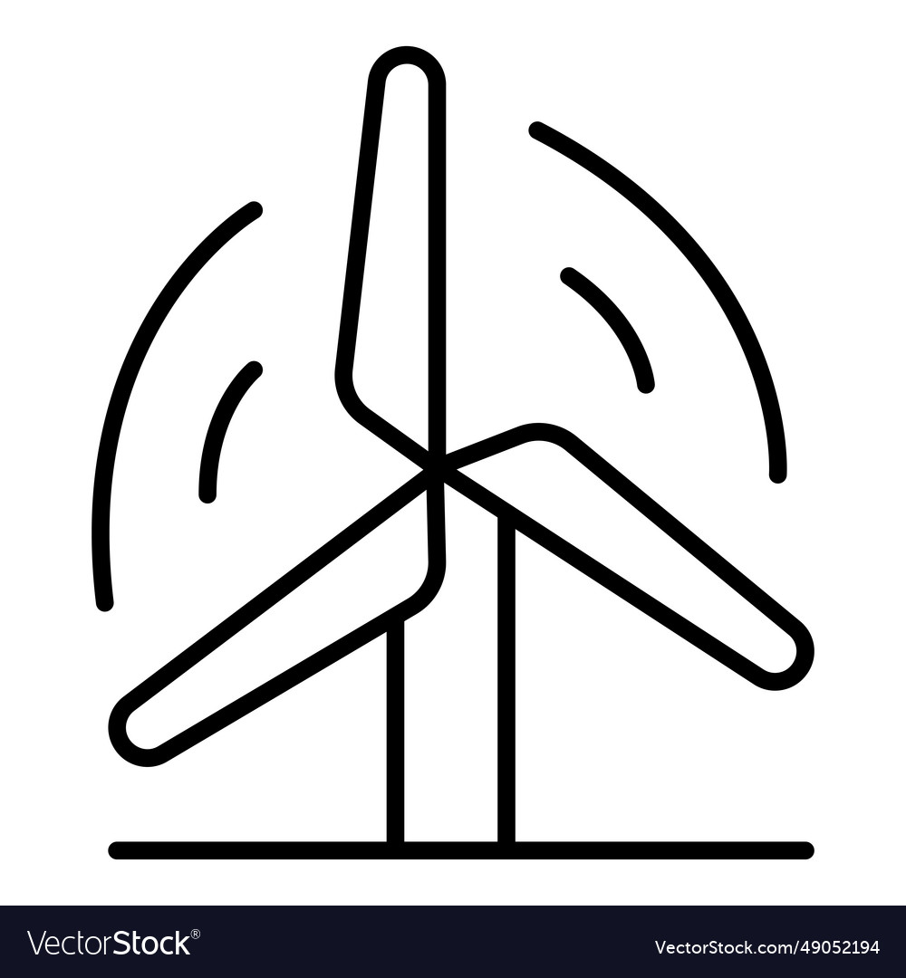 Wind energy icon Royalty Free Vector Image - VectorStock