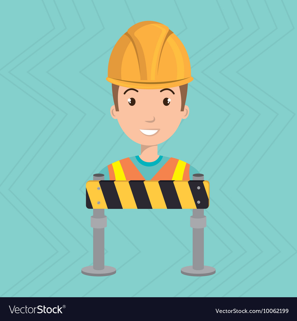 Man builder Royalty Free Vector Image - VectorStock