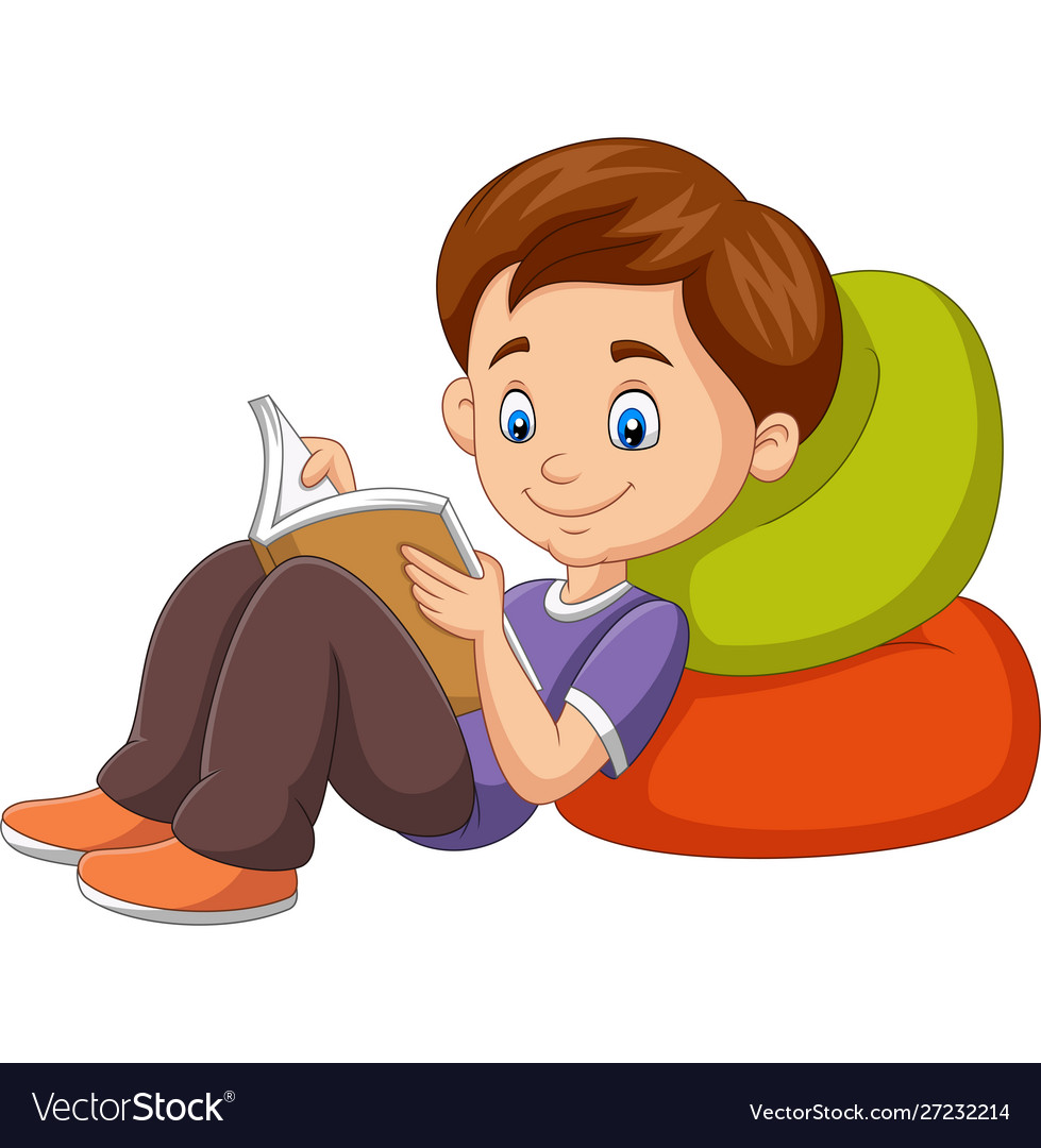 Boy Reading Cartoon Images