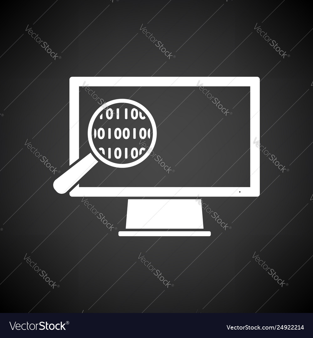 Data analysing icon Royalty Free Vector Image - VectorStock