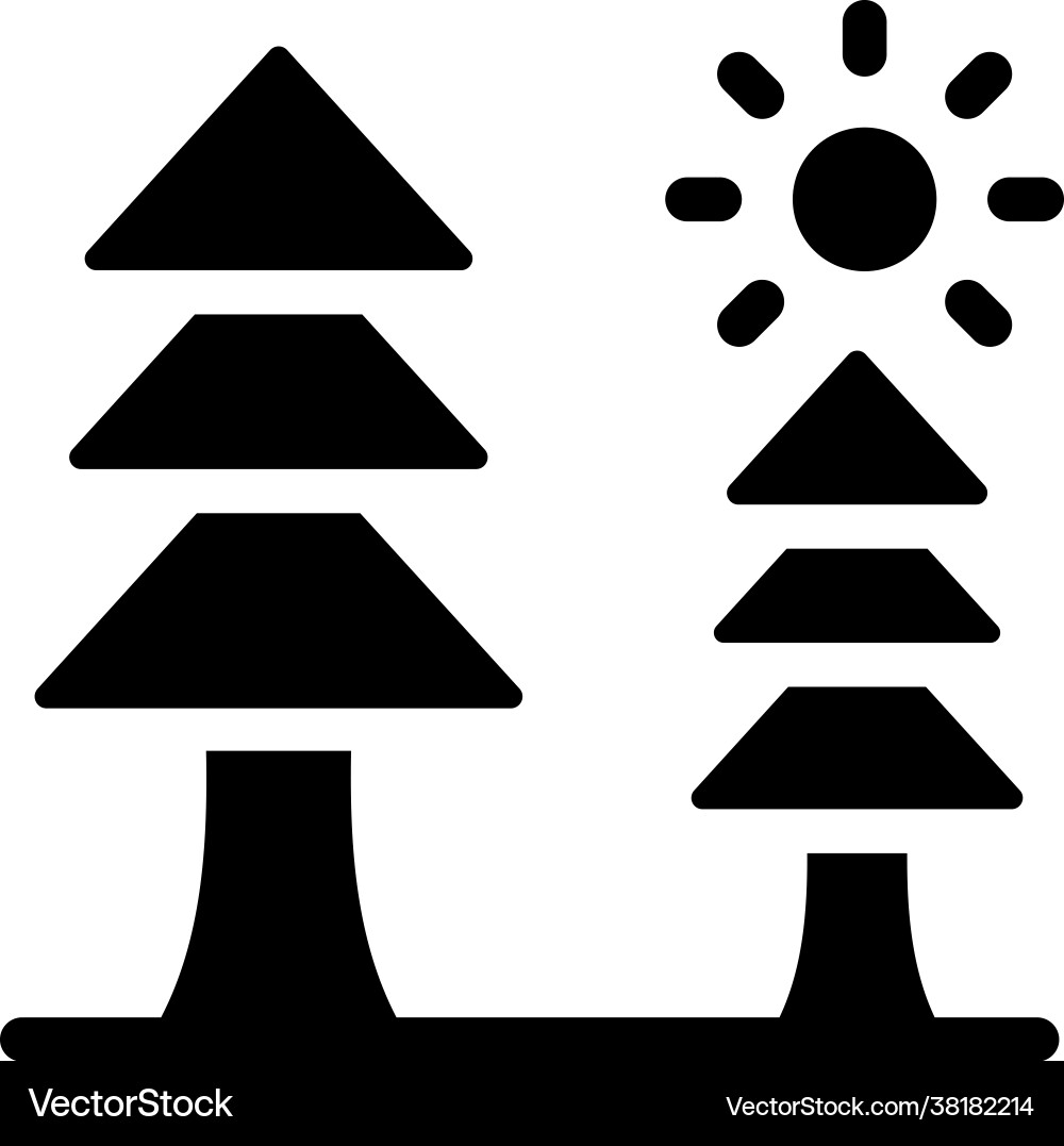 Forest Royalty Free Vector Image - VectorStock