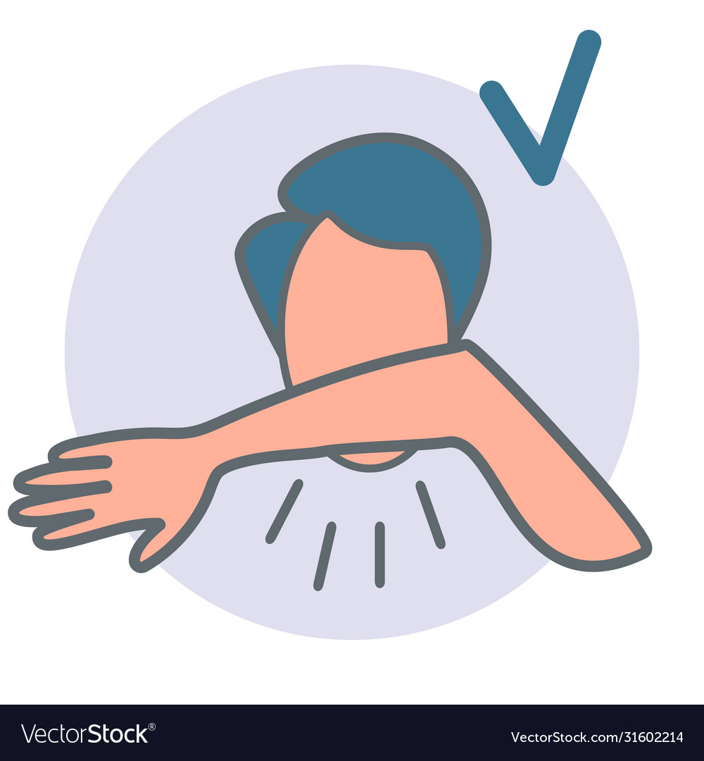 How To Sneeze Or Cough Correctly Infographic Vector Image<script async src=