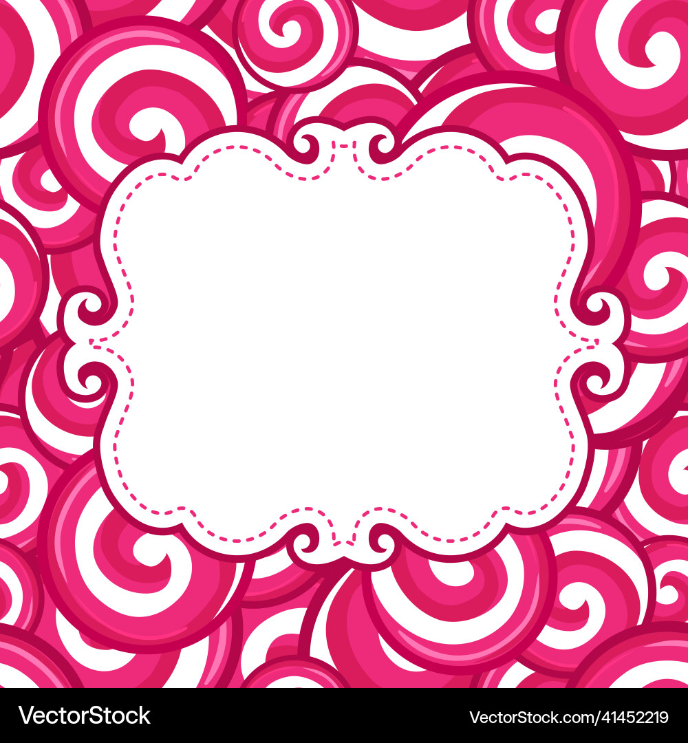 Candy lollipops background Royalty Free Vector Image