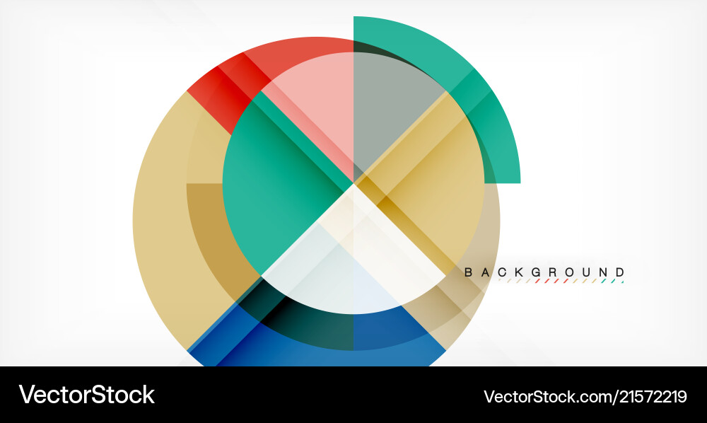 Circle abstract background Royalty Free Vector Image