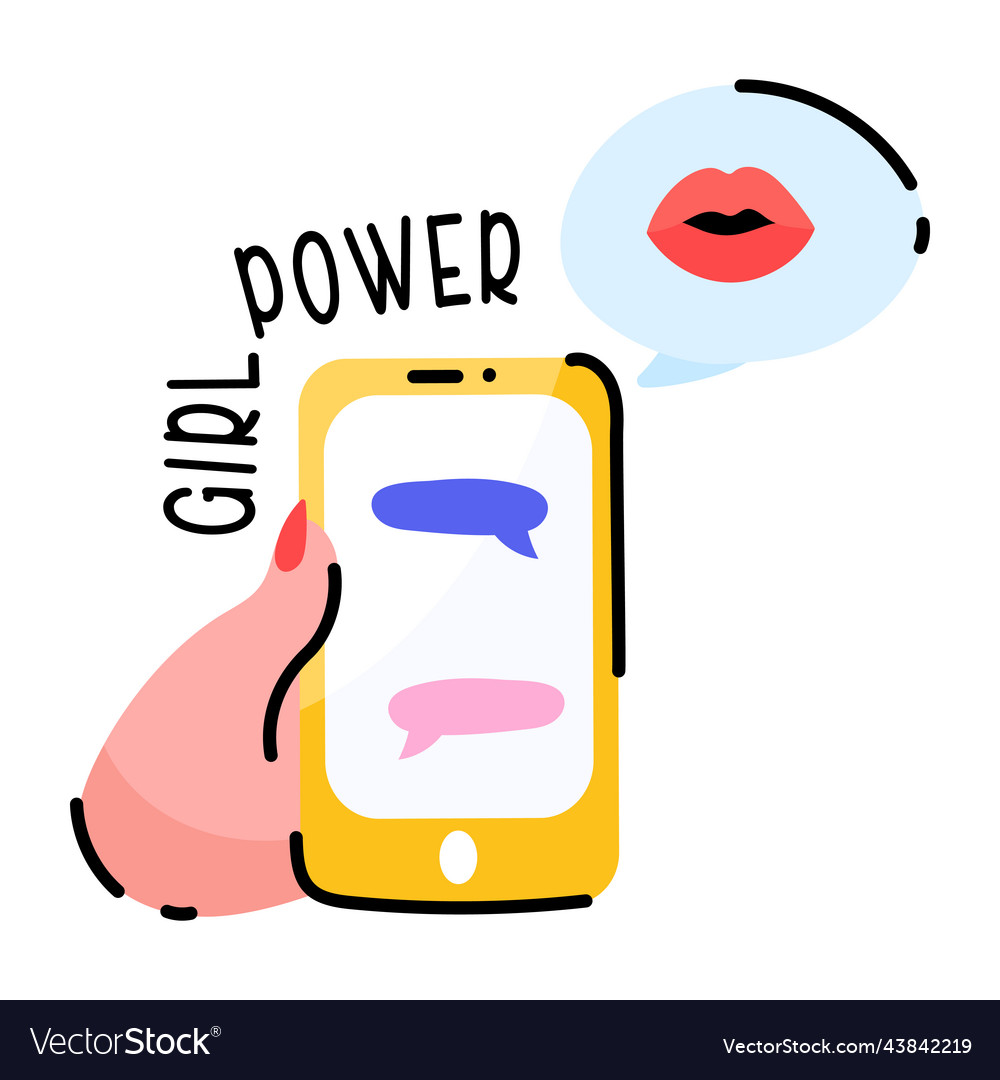 Love chat Royalty Free Vector Image - VectorStock