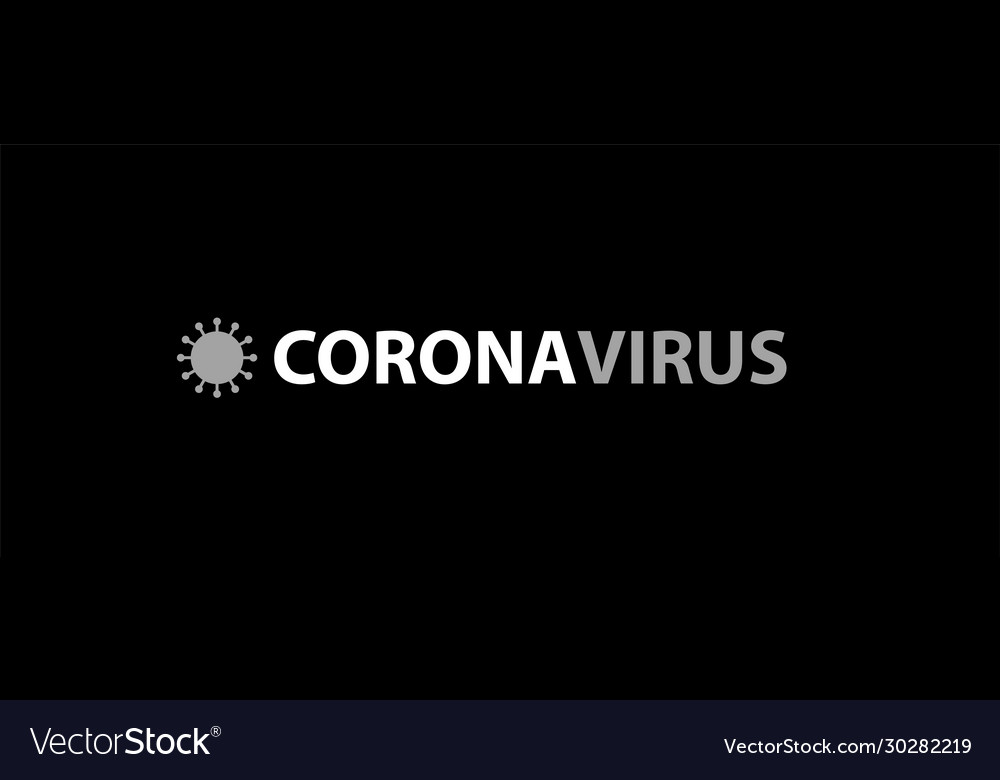 With text corona virus image Royalty Free Vector Image With text corona virus image vector image on VectorStock