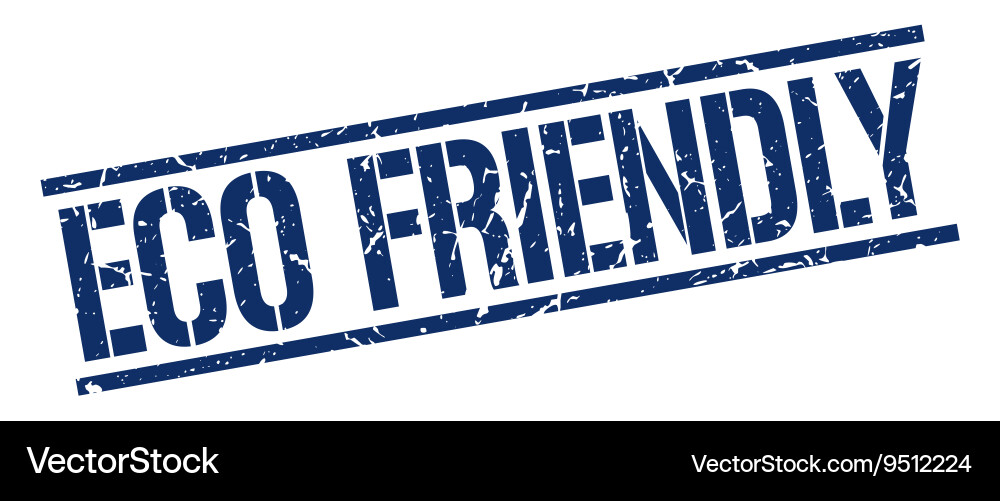 Eco friendly stamp Royalty Free Vector Image - VectorStock