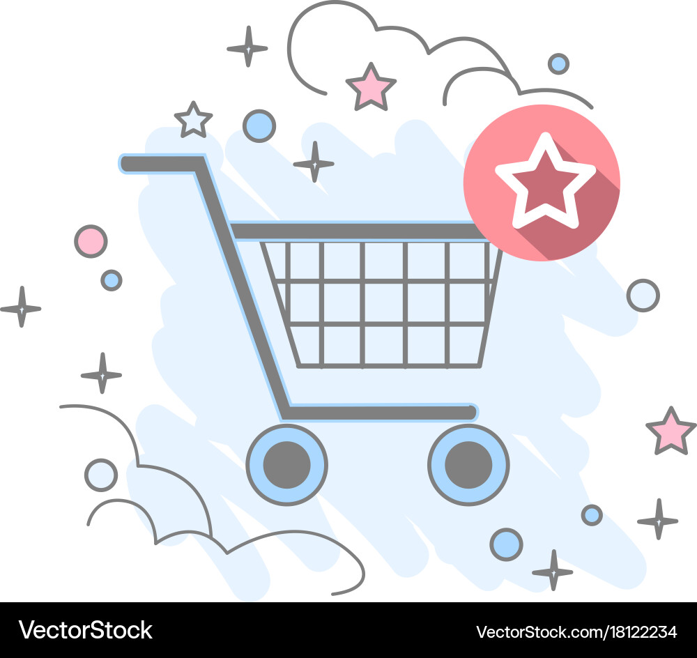 Flat basket icon Royalty Free Vector Image - VectorStock