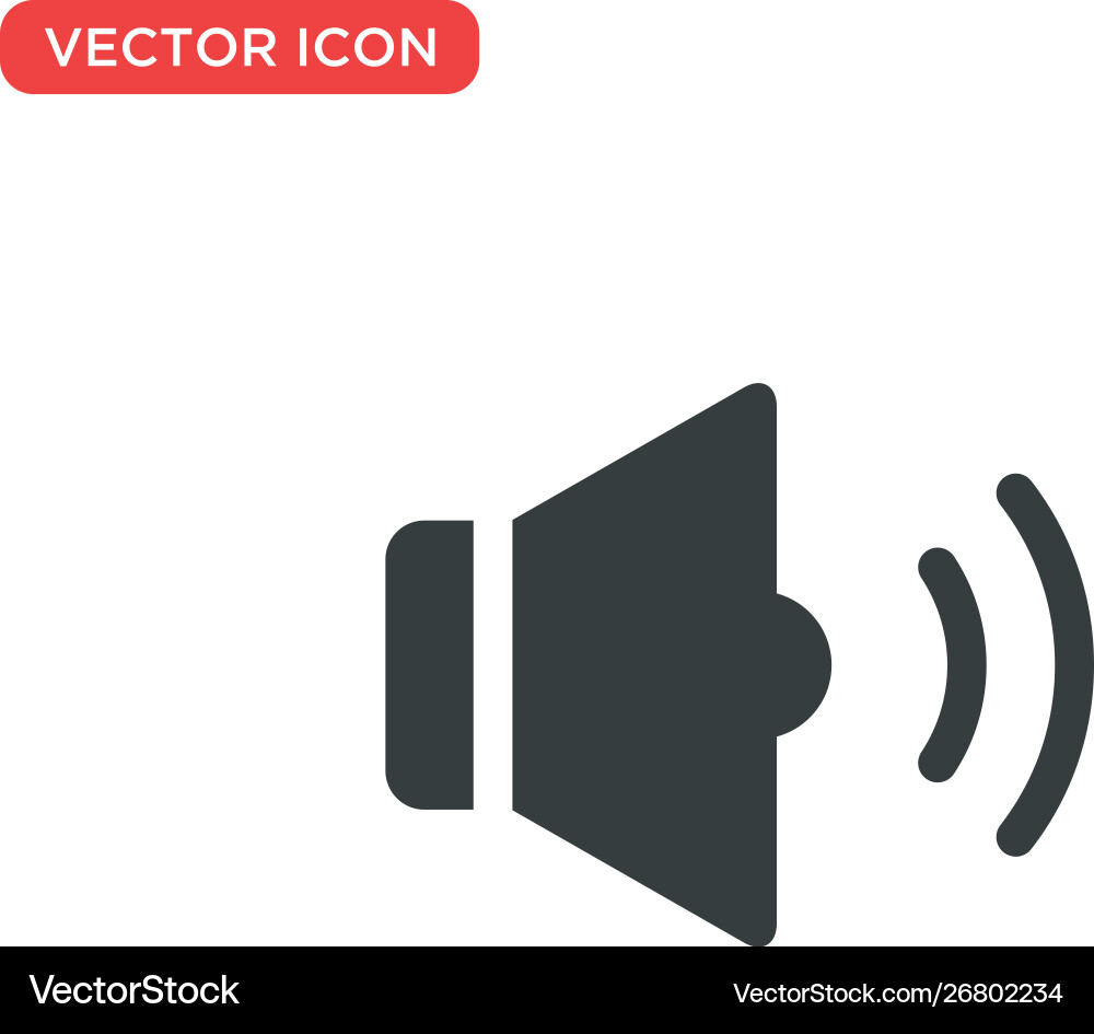 Sound icon design Royalty Free Vector Image - VectorStock