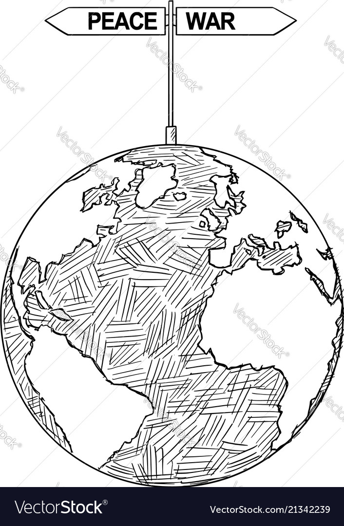 2,300+ Drawing Of A Peace Earth Stock Illustrations, Royalty-Free Vector  Graphics & Clip Art - iStock