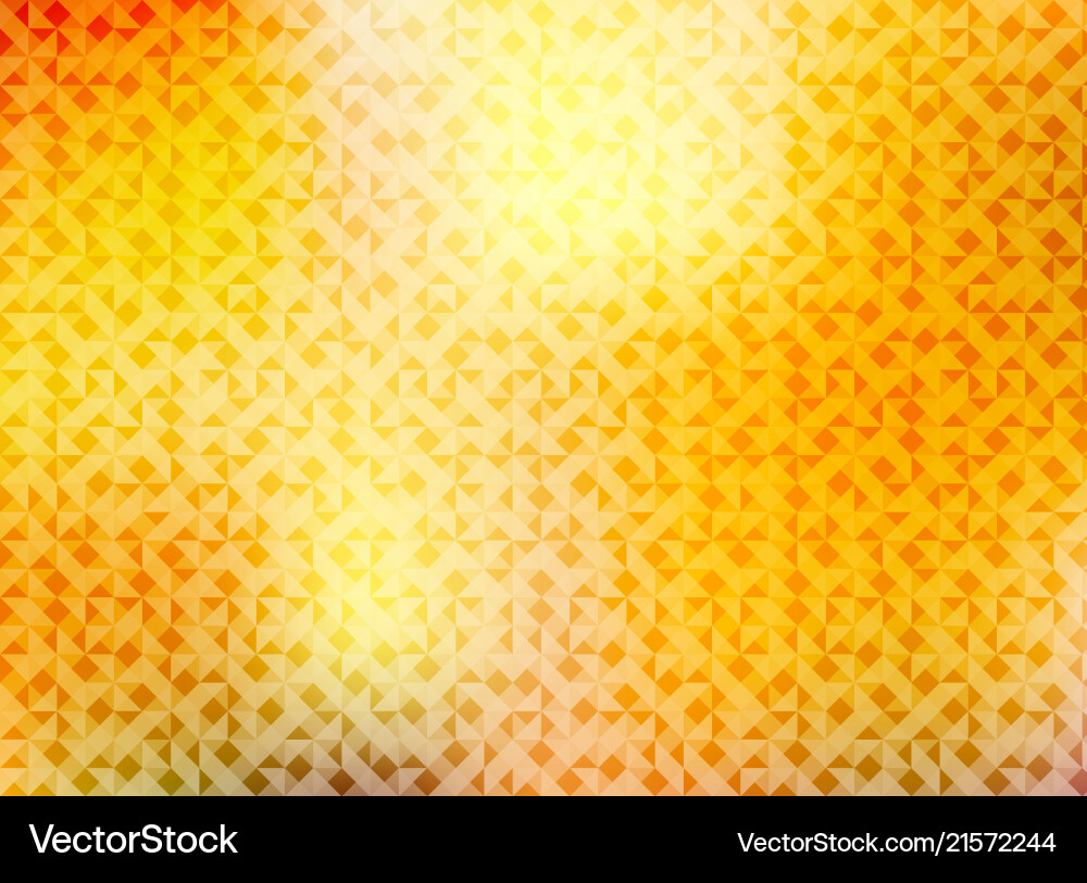 Abstract autumn background with triangles pattern Vector Image