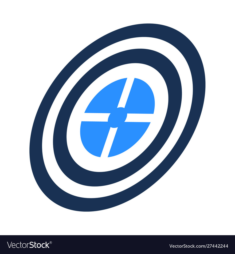 Targeting icon Royalty Free Vector Image - VectorStock