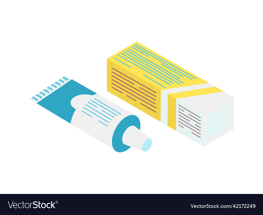 Tube isometric icon Royalty Free Vector Image - VectorStock