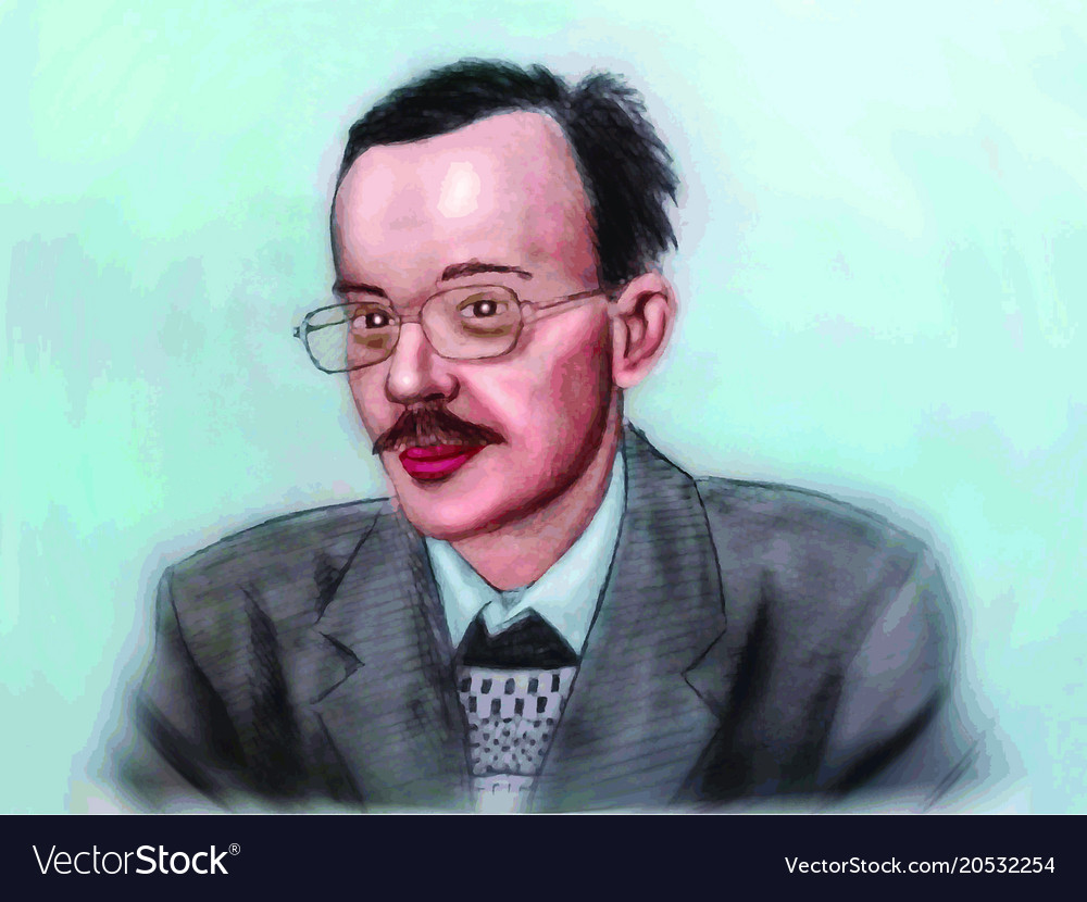 Cunning man with glasses Royalty Free Vector Image