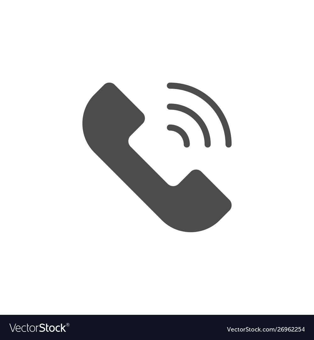 Phone call icon and telephone concept Royalty Free Vector