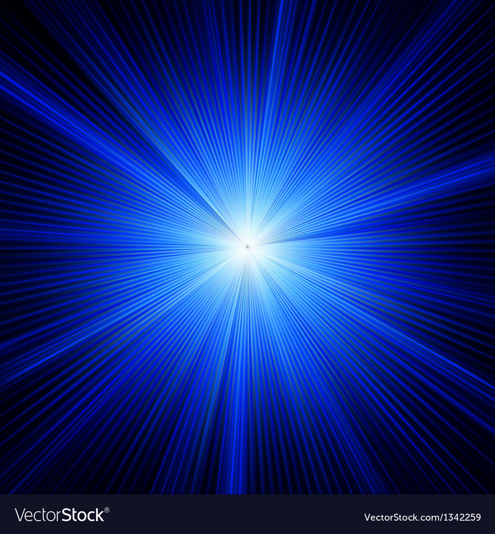 Blue color design with a burst eps 8 Royalty Free Vector