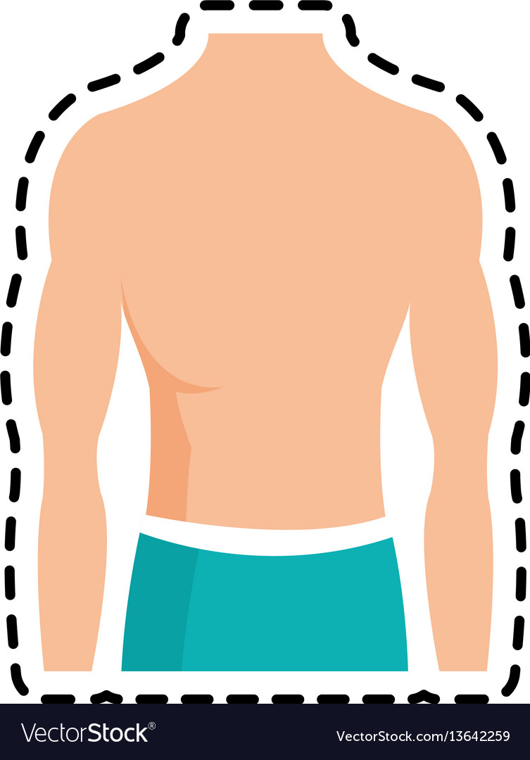 Fit body icon image Royalty Free Vector Image - VectorStock