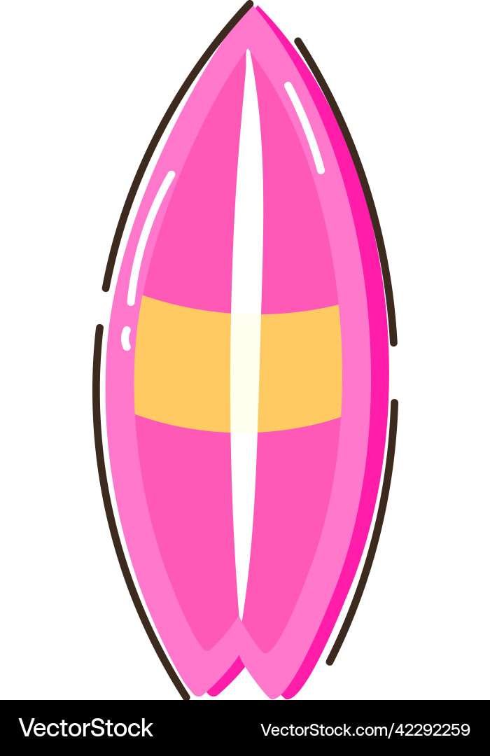 Surfboard Royalty Free Vector Image - VectorStock