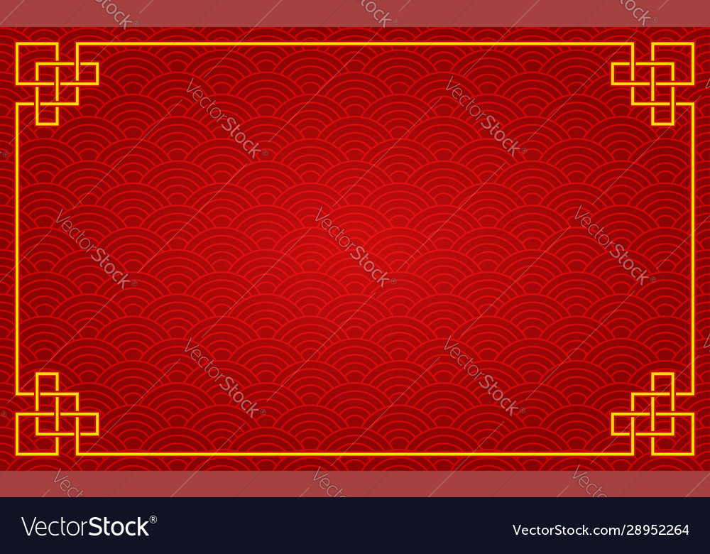 Seamless wavy pattern with frame and copy space Vector Image