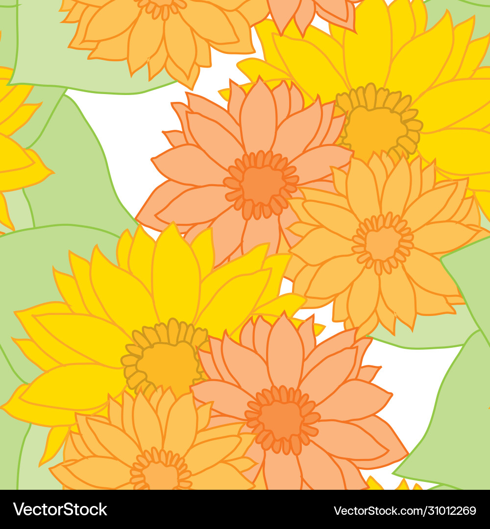 Floral seamless pattern Royalty Free Vector Image