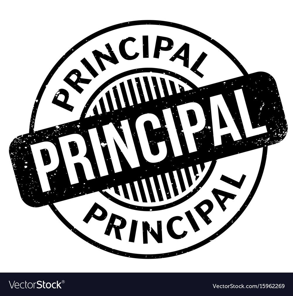 Principal rubber stamp Royalty Free Vector Image