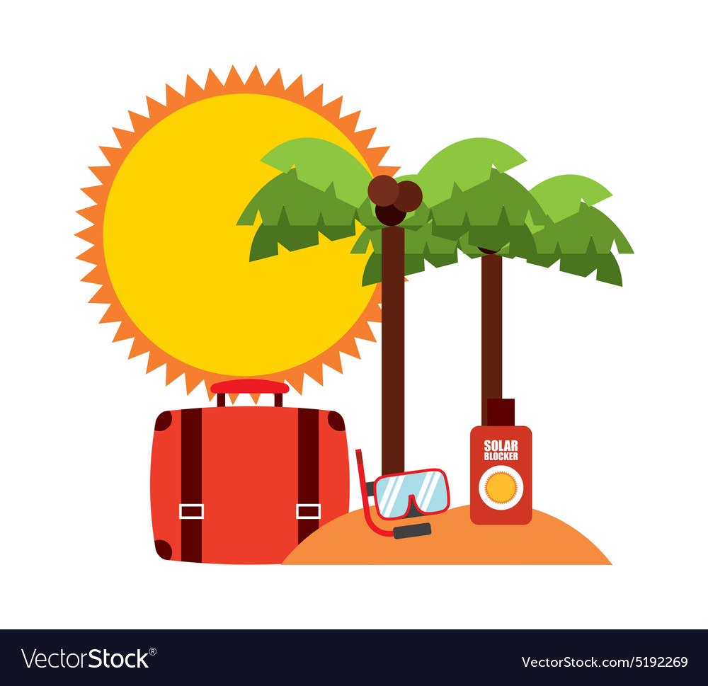 Summer vacations Royalty Free Vector Image - VectorStock