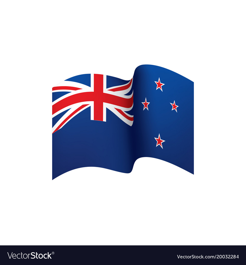 New zealand flag Royalty Free Vector Image - VectorStock