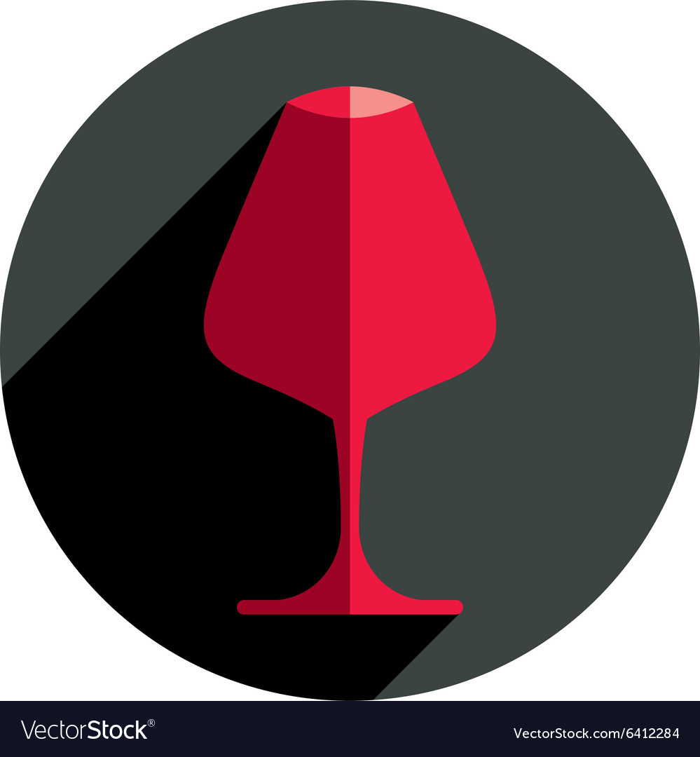 Winery theme decorative stylish wine goblet Vector Image