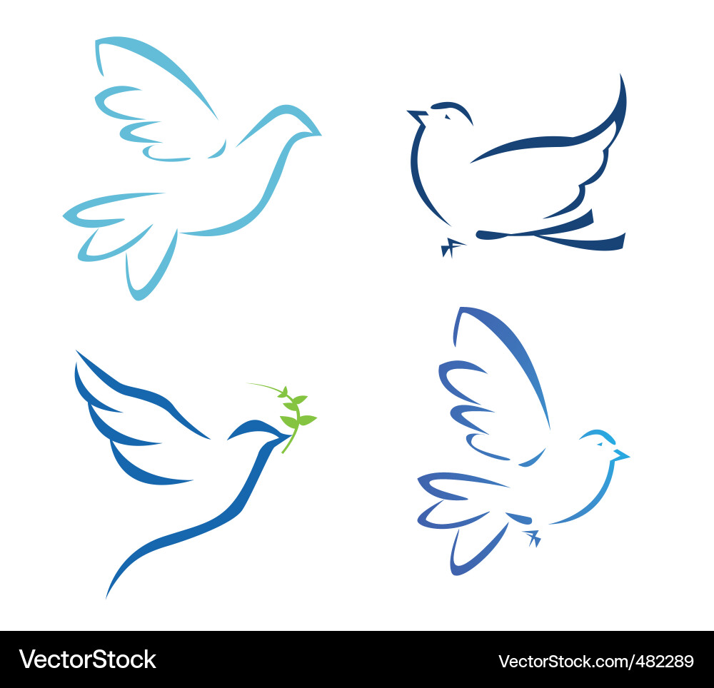Birds flying Royalty Free Vector Image - VectorStock
