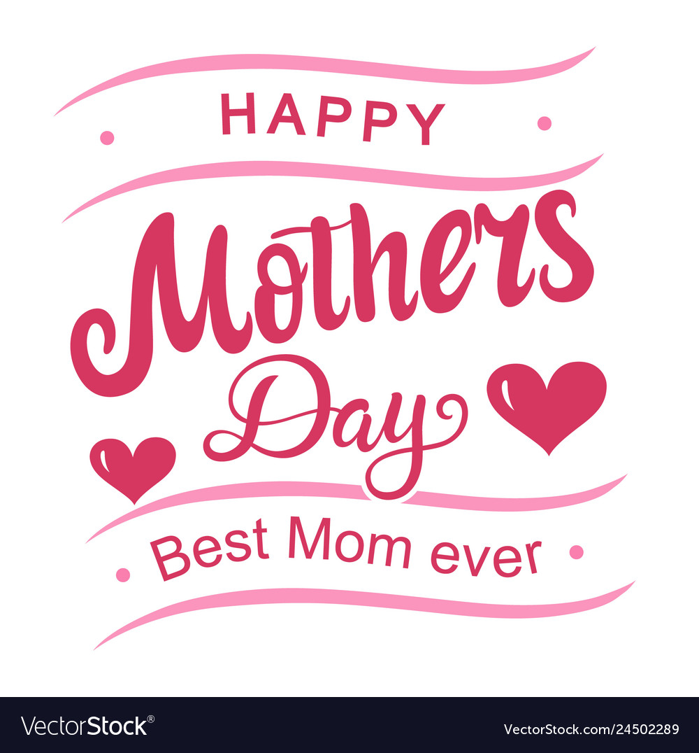 Mothers Day Badge Royalty Free Vector Image Vectorstock