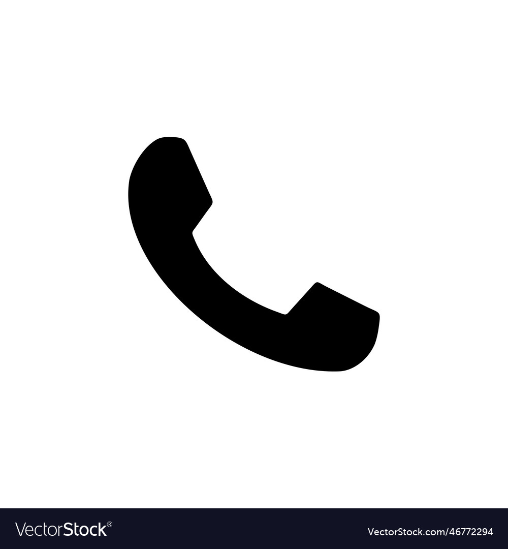 Call icon telephone icon phone icon contact us Vector Image