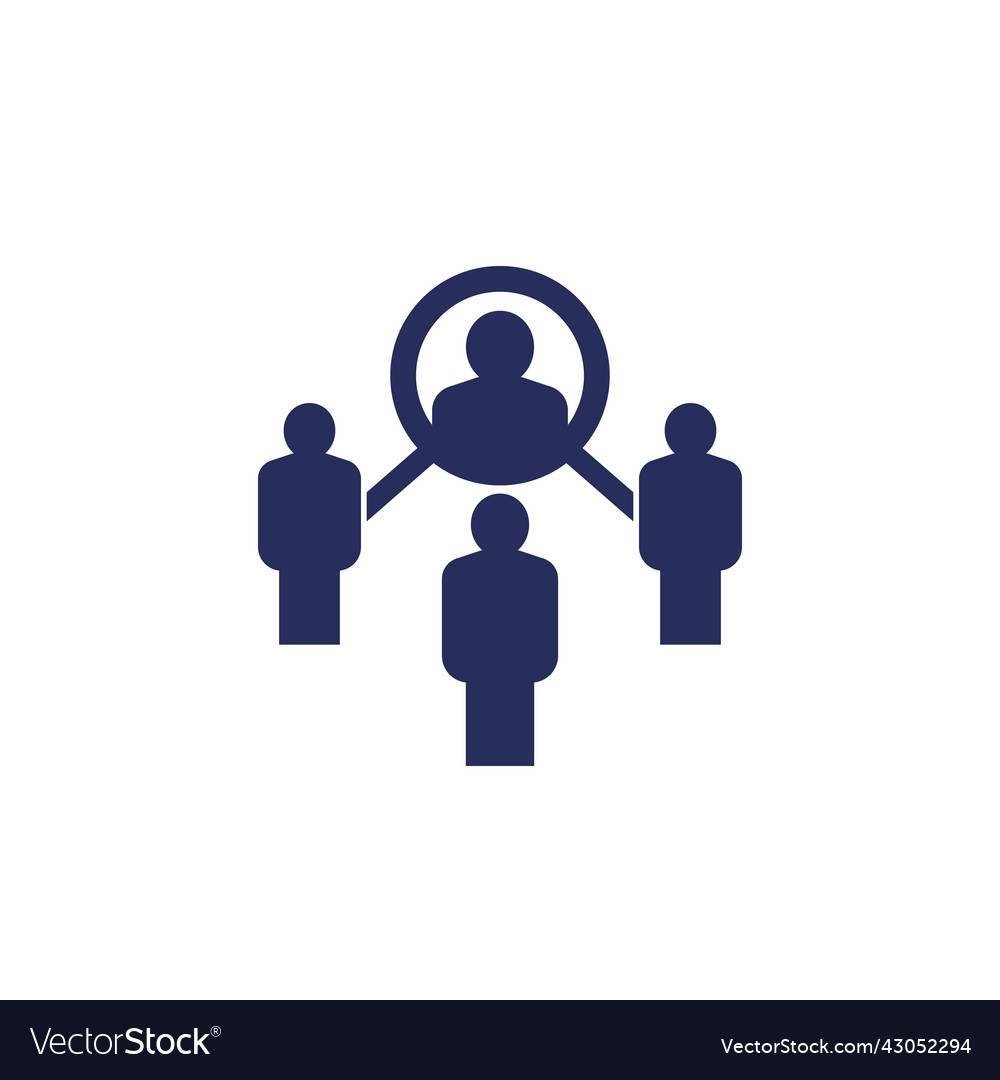 Coordinating or coordinator icon with people Vector Image