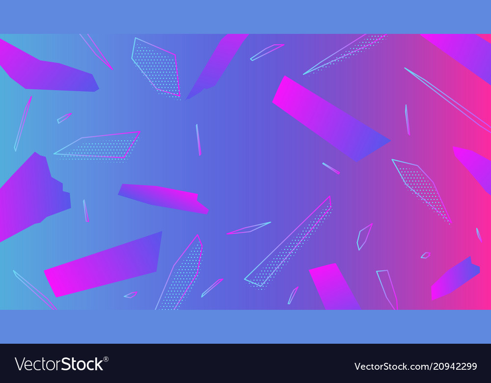 Colorful geometric minimalictic background vector image Colorful geometric minimalictic background