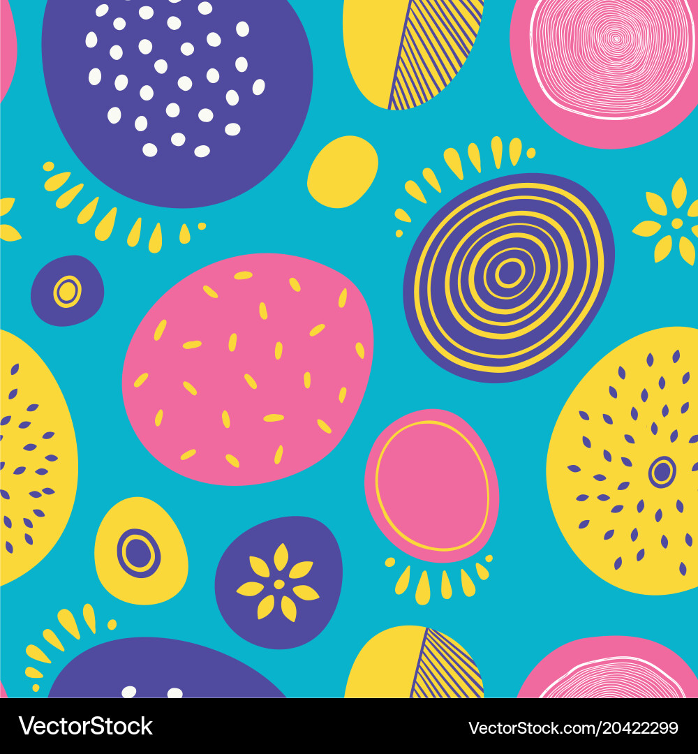 Seamless abstract pattern with circles Royalty Free Vector