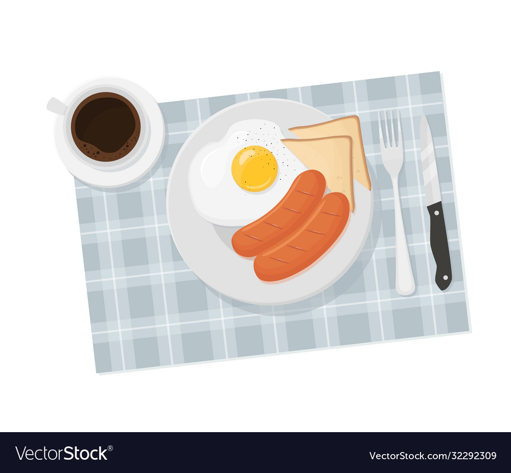 Breakfast Food Royalty Free Vector Image - Vectorstock