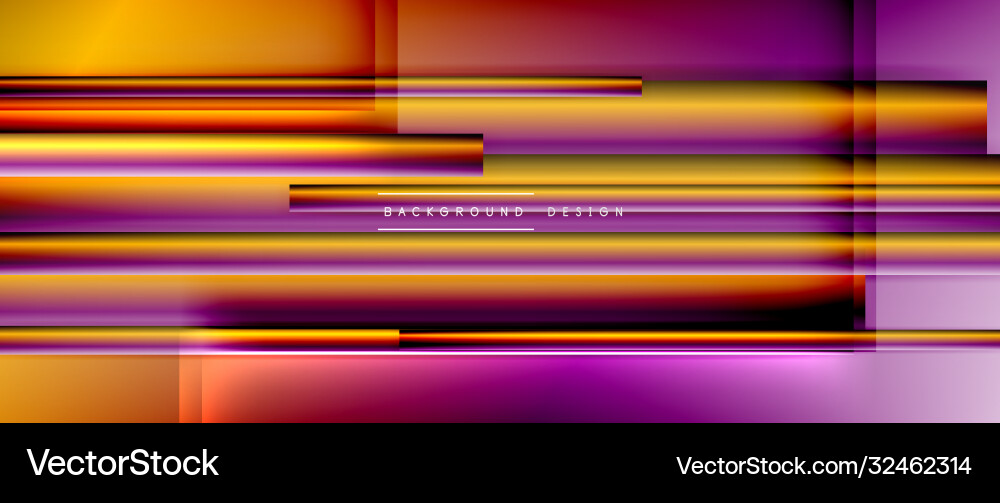 Dynamic lines on fluid color gradient trendy Vector Image