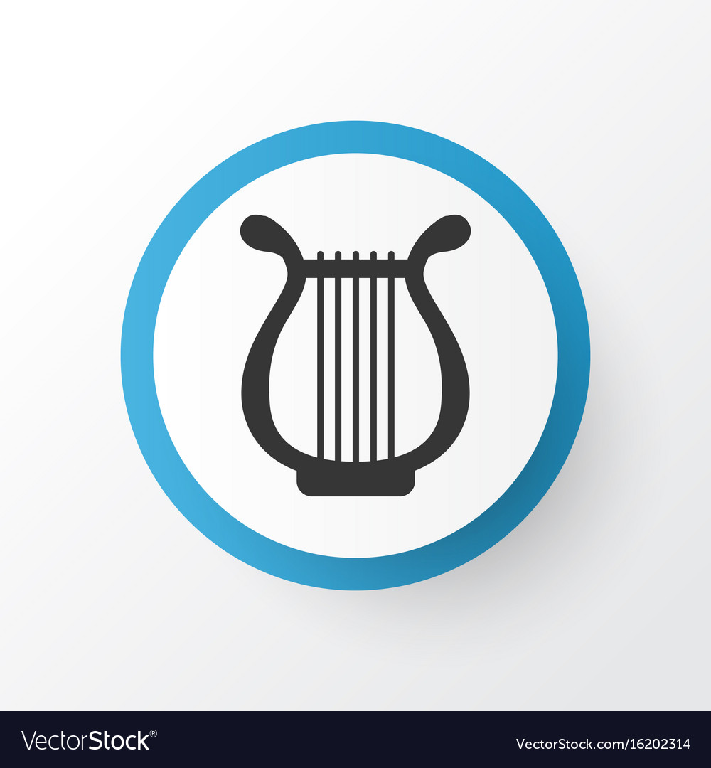 Harp icon symbol premium quality isolated lyre Vector Image