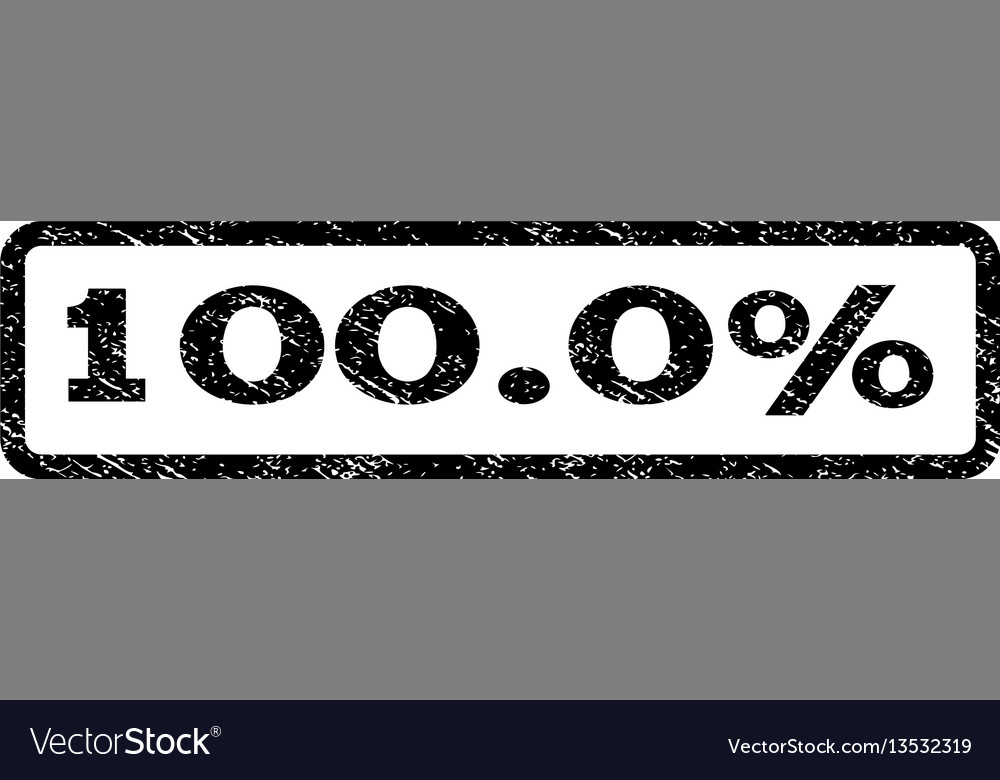 1000 Percent Watermark Stamp Royalty Free Vector Image