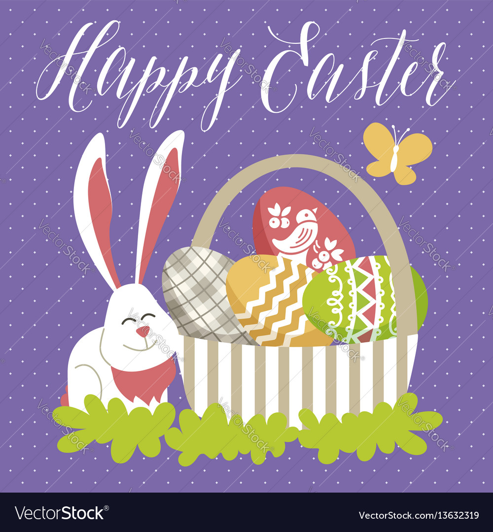 Happy easter - modern card