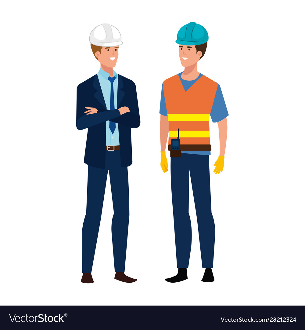 Man builder Royalty Free Vector Image - VectorStock